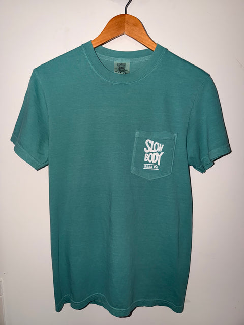 Blue Pocket Tee