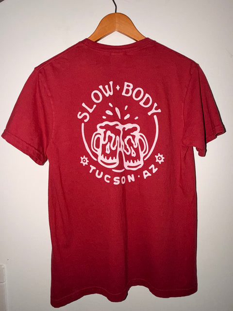 Red Pocket Tee