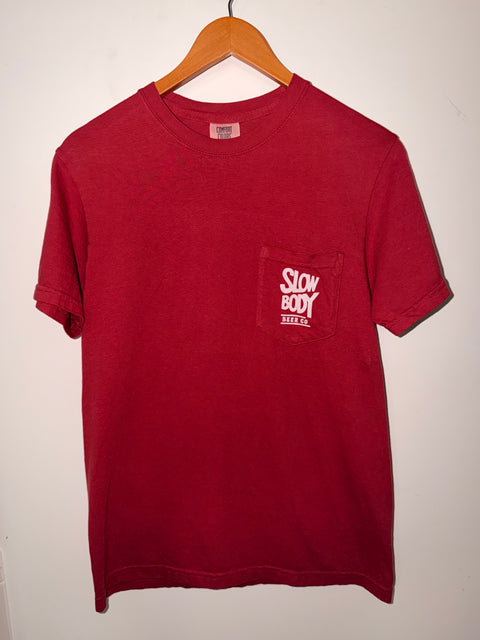 Red Pocket Tee