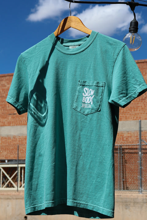 Blue Pocket Tee